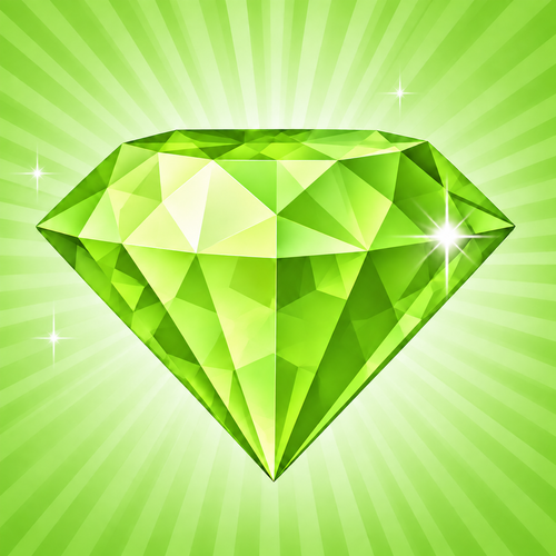 Graphic from bottle label:
Illustration of a Emerald Divine Gem