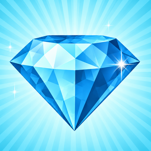 Graphic from bottle label:
Illustration of a Aquamarine Divine Gem