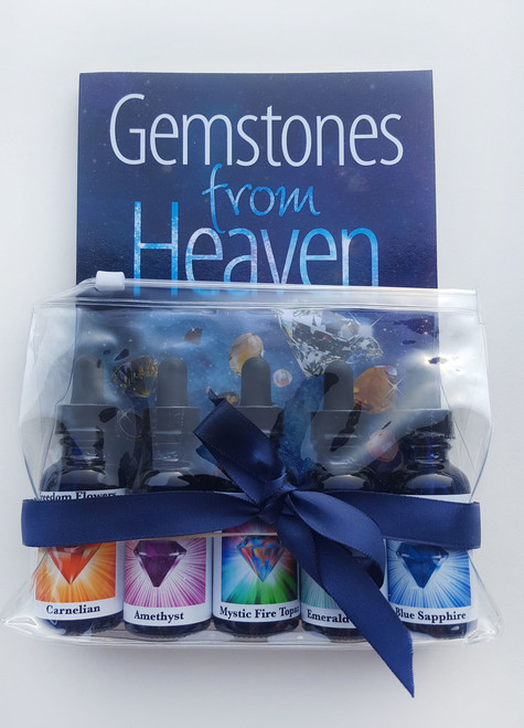 Image of Gemstones from Heaven book and Divine Gemstones Essence Kit