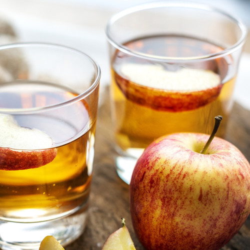 Image of apples in vinegar