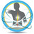 Graphic from bottle label:
Illustration of a person in a blue circle with their spine being aligned