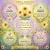Soft, glowing watercolor graphic in lavender, gold, and green. Bright yellow arnica montana flowers bloom across the center and edges. Title at top: "Arnica Montana Flower Essence." A central italic line reads: "Arnica calls the spirit back into the [body] after trauma has driven it out," with a subtitle "Core Essence: Restoration of Inner Integrity." Four leaf-wreathed circular panels, one in each corner: "Trauma Recovery — Heals deep emotional shocks. Promotes rapid restoration & energetic repair from sudden impacts" (broken-heart icon); "Embodied Presence — Re-anchors the self. Fosters grounded awareness & a safe return to physical sensation" (glowing rooted figure); "Resilient Wholeness — Strengthens inner unity. Rebuilds the energy field's integrity for lasting fortitude" (shield icon); and "Protective Qualities — Shields the auric field. Creates a safe energetic boundary against overwhelming forces" (shield deflecting arrows). 

