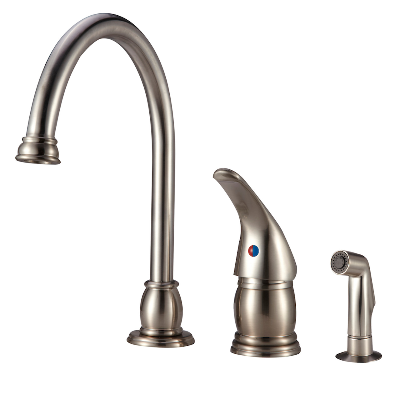 Designer Pedestal Goose Neck Rv Kitchen Faucet