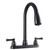 Non-Metallic Dual Lever Pull-Down RV Kitchen Faucet