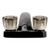 RV Lavatory Faucet - Smoked Knobs