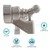 Classical RV Tub & Shower Diverter Faucet 