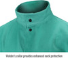 Black Stallion® Small TruGuard™ 200 Green Cotton Flame Resistant Jacket With Snap Closure