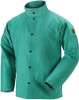 Black Stallion® Large TruGuard™ 200 Green Cotton Flame Resistant Jacket With Snap Closure
