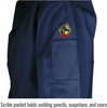Black Stallion® Small TruGuard™ 200 Navy Cotton Flame Resistant Jacket With Snap Closure