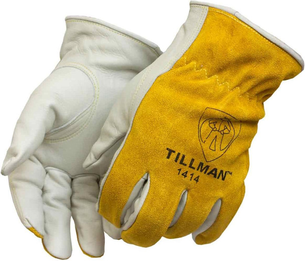 Tillman® Medium Pearl Top Grain Cowhide Unlined Drivers Gloves