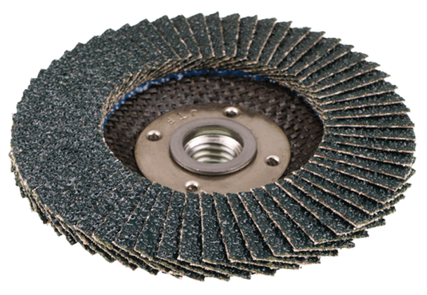 Weiler Tiger® Tiger Paw™ Standard Density 4-1/2" X 5/8"-11 80 Grit Type 27 Flap Disc