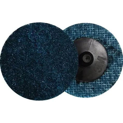 Scotch-Brite 2 in. Blue Aluminum Oxide Very Fine  Roloc™ Non-Woven Surface Conditioning Disc - 50 Per Box