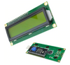 LCD 16x2 yellow backlight /w I2C