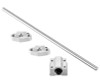 8mm horizontal 400mm Linear Guide Shaft Rod Slide
