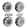 Mecanum Wheel Kit (80mm - 4 Wheels)