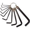 10Pcs Metric Hex Key Allen Wrench Set