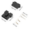 2.54mm 7 Pin Male Female JST-SM Connector