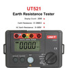 UT521 LCD Digital Earth Ground Resistance Tester AC Voltage Meter 0-2000Ω