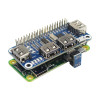 4 Port USB HUB HAT for Raspberry
