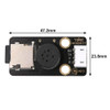 ACEBOTT MP3 Voice Broadcast Module with 128MB SD Card Easy-Plug Compatible with ESP32/Arduino