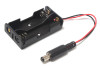 2 X AA Plastic Battery Holder With DC