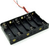 6 X AA Plastic Battery Holder