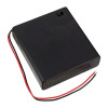4 X AA Plastic Battery Holder with Cover ON/OFF