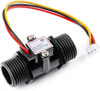 ZJ-S201C G1/2 1-30L/min 5-15V Flow Meter (Black)