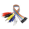 30cm 10Pin Alligator Clip to Dupont Line Female