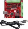USB CNC Controller Mach3 4-Axis 100Khz Interface Board + USB Cable + Drivers
