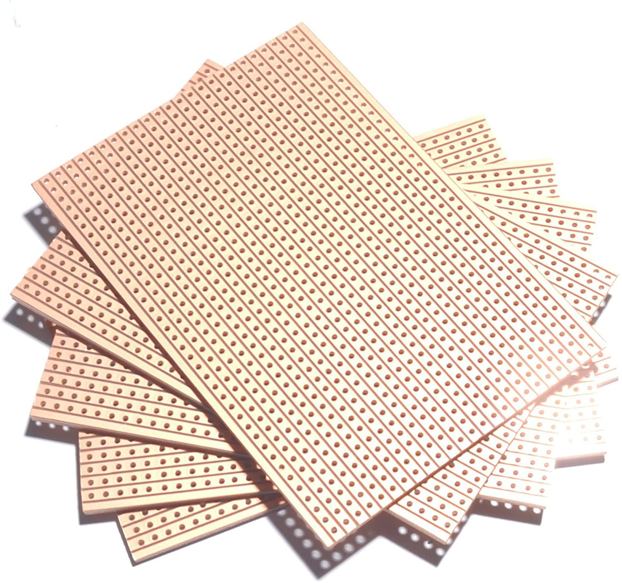 Veroboard / Stripboard 6.5cm x 14.5cm for circuit prototypes