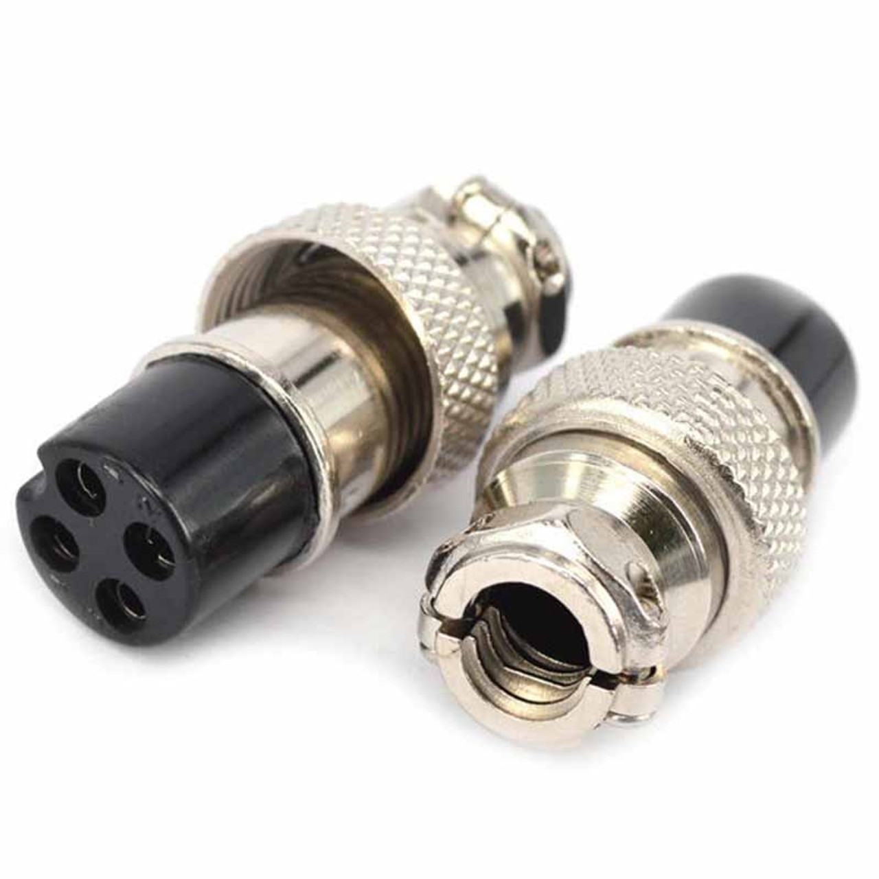 Electrical Equipment And Supplies 5pcs Aviation Plug 4 Pin 16mm Gx16 4 Metal Male Female Panel 