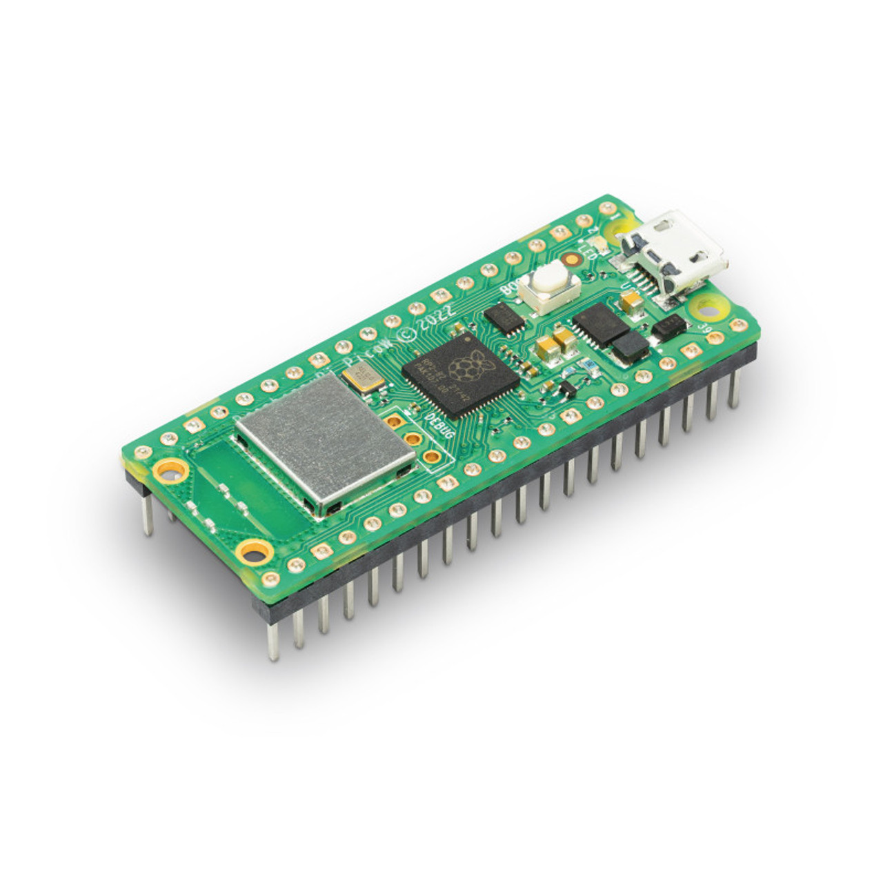  Raspberry Pi Pico W - Raspberry Pi RP2040 chip, Wi-Fi &  Bluetooth 5.2 Supported, Beginner-Friendly microcontroller, Small &  Flexible Design : Electronics