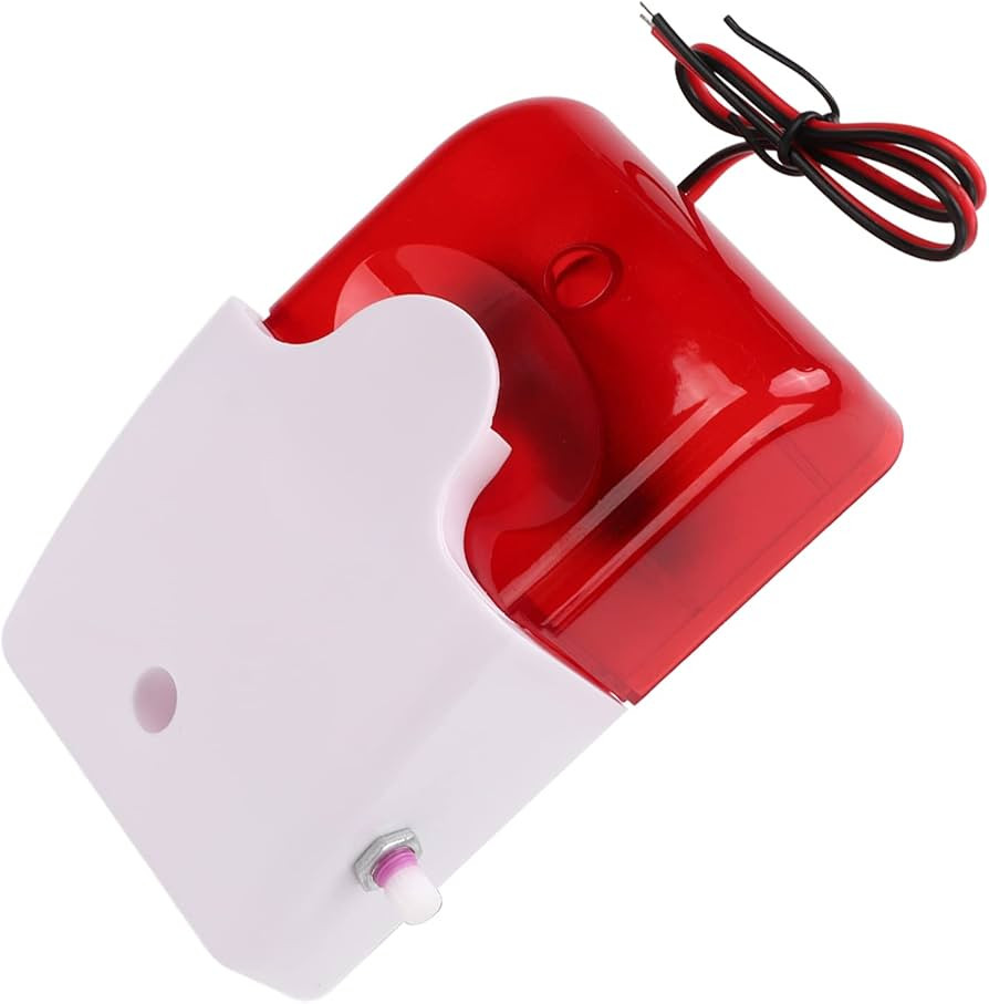 12V SR-A77 Strobe siren 115db with light