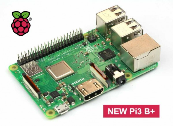 Raspberry Pi 3 Model B+ , ideal for diverse projects .