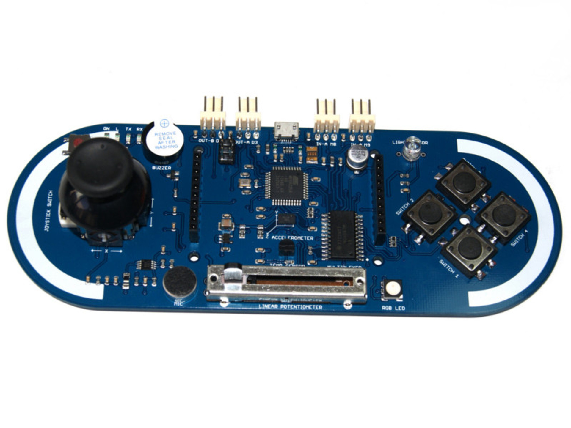 Arduino Esplora Board derived from the Leonardo.