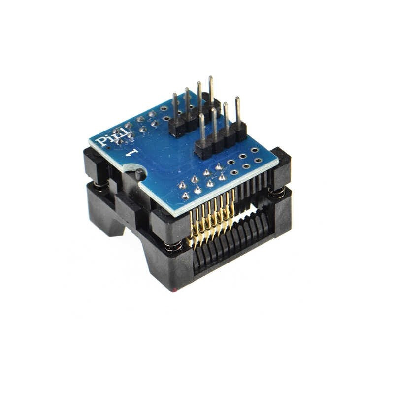 SOP8 To DIP8 Adapter Socket – 150mil & 200-209mil Programmer Converter Module (2pcs) - View #2