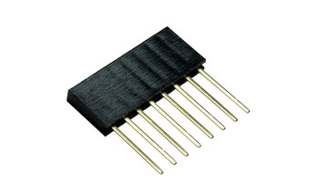 8 Pin Female 11mm tall Stackable Header Connector