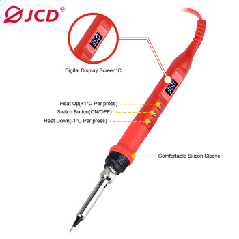 908U 80W LCD Adjustable Temp Soldering Iron