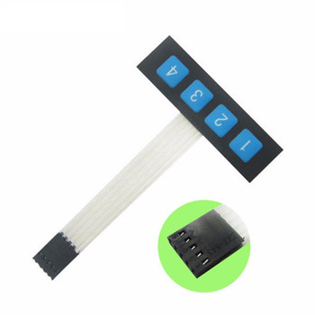 1 x 4 Keypad Matrix Membrane Switch