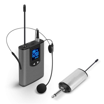 Uhf Wireless Headset Lavalier Microphone System