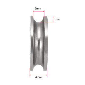 U604ZZ U groove deep ball bearing