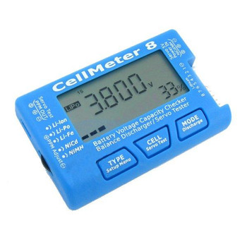 LCD Digital Battery Capacity Checker CellMeter 1-8S