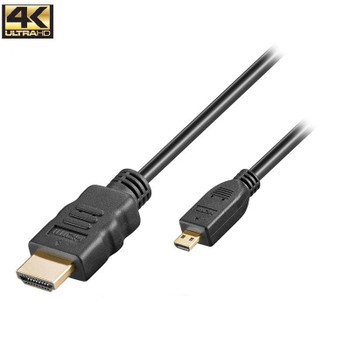 Micro HDMI to HDMI Cable for Raspberry Pi 4 Micro HDMI to HDMI Cable for Raspberry Pi 4