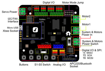 Romeo V2 Arduino Robot Board with Motor Driver