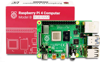 Raspberry Pi 4B - 4GB RAM, Compact and Expandable.