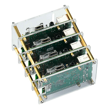 Raspberry Pi 4/3B+ 3-layer acrylic shell