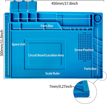 ESD S-160 Anti Static Magnetic Heat Insulation Workbench Mat