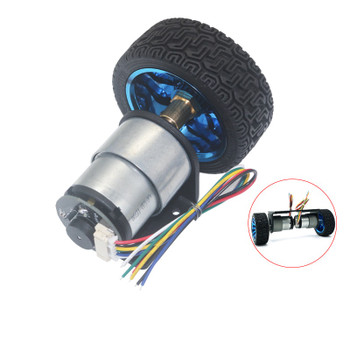 JGB37-520 12V 1580RPM Encoder Motor plus wheel Kit JGB37-520 12V 1580RPM Encoder Motor plus wheel Kit