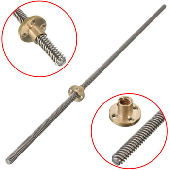1000mm Lead Screw with Brass copper Nut T8*2mm